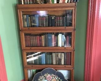 Antique Oak Law book cases , Books!