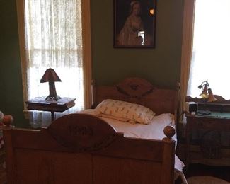 Antique Bed dated 1885!