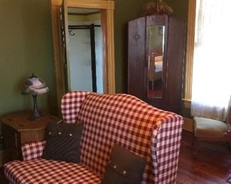 Lovely Checkered Loveseat