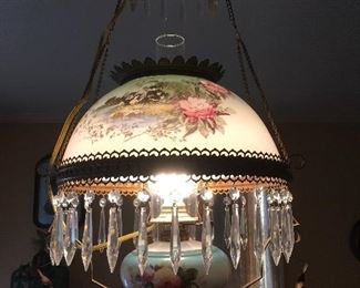 Antique Victorian Hanging Lamp