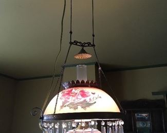 Antique Victorian Hanging Lamp