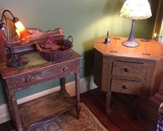 Antique Table, Antique Sewing Table
