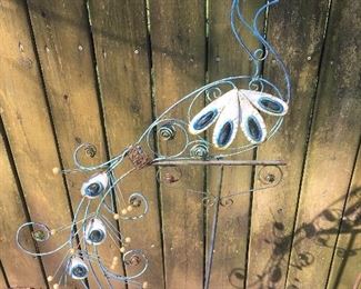 Peacock Yard Ornament