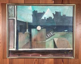 Lot 4 | MAGICAL REALIST CITYSCAPE