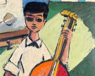Lot 22 | TAMI, BOY PRACTICING INSTRUMENT