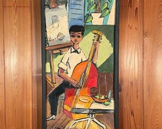 Lot 22 | TAMI, BOY PRACTICING INSTRUMENT