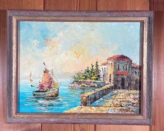 Lot 56 | P. G. TIELE, OIL PAINTING | Artist signed