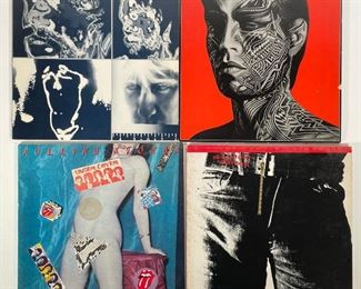 Lot 61 | (6pc) ROLLING STONES VINYL RECORDS | Including "Tattoo You", "Emotional Rescue", "Sticky Fingers", "Some Girls", "Their Satanic Majesties Request", and "Under Cover" 