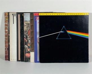 Lot 63 | (9pc) VINTAGE VINYL RECORDS | Including Pink Floyd's "The Dark Side of the Moon"; Pat Benatar ("In The Heat of the Night" and "Get Nervous"); The Grand Wazoo; Grateful Dead ("From the Mars Hotel" and "Workingman's Dead"); Fleetwood Mac (self-titled and "Mirage"); and Michael Jackson's "Off the Wall" 