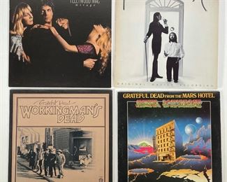 Lot 63 | (9pc) VINTAGE VINYL RECORDS | Including Pink Floyd's "The Dark Side of the Moon"; Pat Benatar ("In The Heat of the Night" and "Get Nervous"); The Grand Wazoo; Grateful Dead ("From the Mars Hotel" and "Workingman's Dead"); Fleetwood Mac (self-titled and "Mirage"); and Michael Jackson's "Off the Wall" 