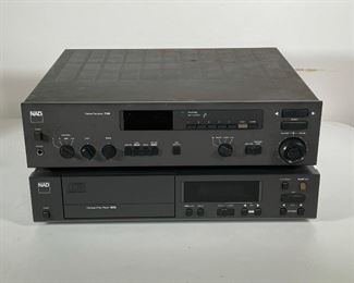 Lot 67 | (2pc) NAD RECEIVER & CD PLAYER