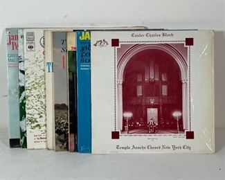 Lot 66 | (9pc) JEWISH VINYL RECORDS