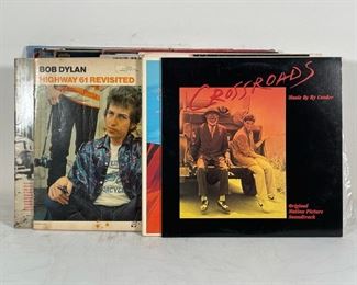 Lot 74 | COLLECTION ROCK, FOLK & OTHER VINYL | 20th century vinyl record albums, including Willie Nelson, James Taylore, Janis Ian, Allan Sherman, The Chad Mitchell Trio, Joan Baez, Paul Revere & the Raiders, and Chuck Mangone; plus two Bob Dylan song books! 