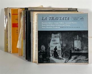 Lot 76 | LARGE GROUP CLASSICAL VINYL RECORDS | Including some "RCA Victor" / "Victrola" records 