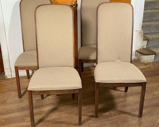 Lot 100 | (4pc) HIGH BACK SIDE CHAIRS