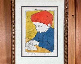 Lot 123 | ART PRINT by AMEN | Titled and signed in pencil