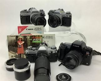 Vintage Canon Cameras and Lens