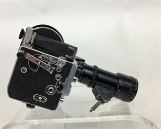 Bolex Movie Camera with Lens