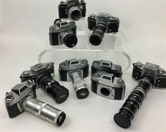 Lot of Exakta Camera and Lens 35mm