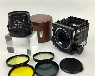 Mamiya Medium Format with Lens and Filters