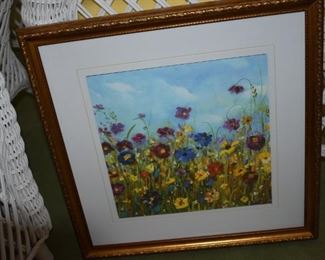 Beautiful Framed Print of Spring Flowers