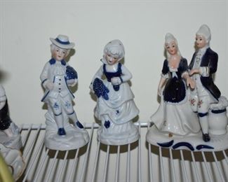Flo Blue Colonial Figurines 