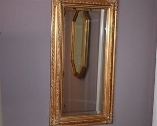 Antique Gold Gilded Frame Wall Mirror