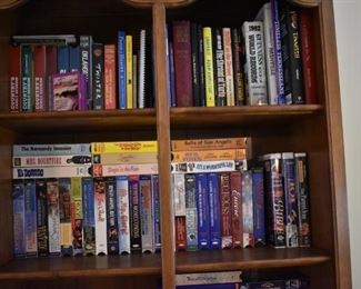 Loads of Collectible VHS and Books