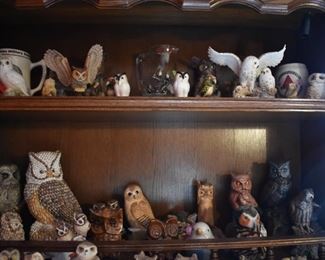 This Display is Definitely for the Discriminating Vintage Owl Collector!
