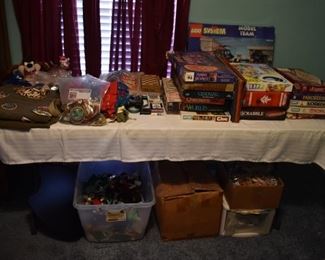 Loads of Vintage Games and Hundreds of Vintage Boy Scout Memorabilia from the 50's/60's and More!