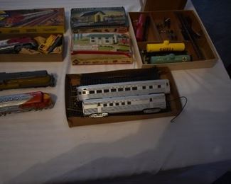 Vintage HO Train Sets with Cars, People, Engines, Buildings and More! In Beautiful Condition!