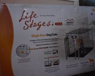 NIB Life Stages Single Door Dog Crate