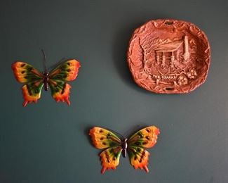 Collector Plate of the Ozarks and Butterfly's