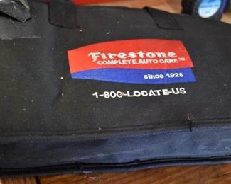Firestone Auto care bag with tools inside