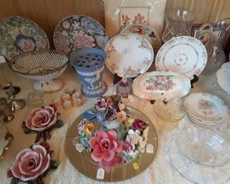 Porcelain from many makers including Limoges