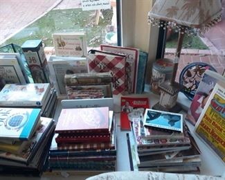 Vintage and newer cookbooks