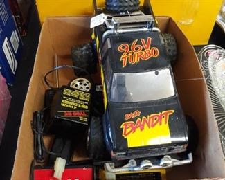 Vintage Tyco remote control cars and accessories