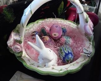 Ceramic Easter basket