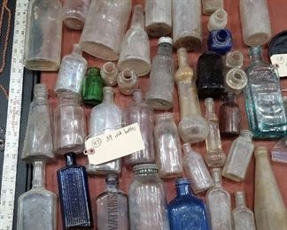 antique bottles, poisons, inks, more