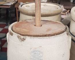 Love Field Pottery churn