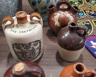 old jugs Peters and Reed, Roycroft, Macomb, more