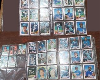 old Topps baseball cards Texas Rangers, Washington Senators