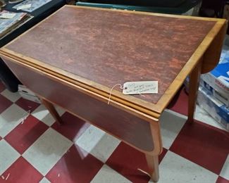 antique drop leaf table