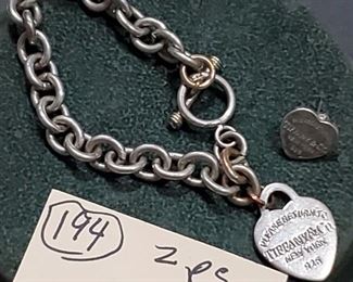 Tiffany bracelet and pin