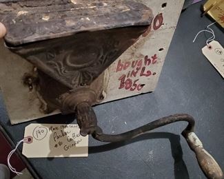 mid 19th century coffee grinder