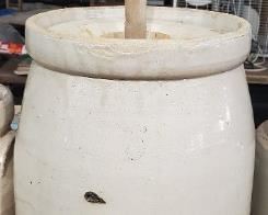 huge old churn found in West Texas