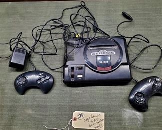 Sega Genesis game system, works