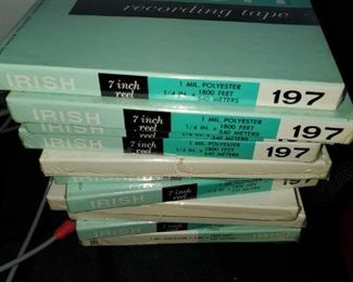 New, never opened, Irish 7in reel, 197, 11 boxes