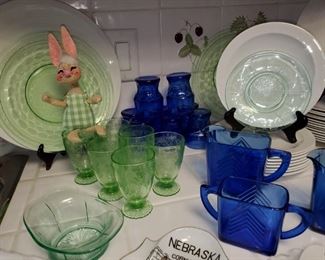 Green  depression , blue depression, AnnaLee Rabbit 