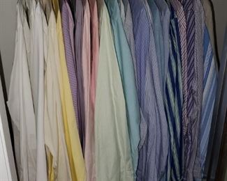 Men's shirts, dress shirts,  size L - XL
